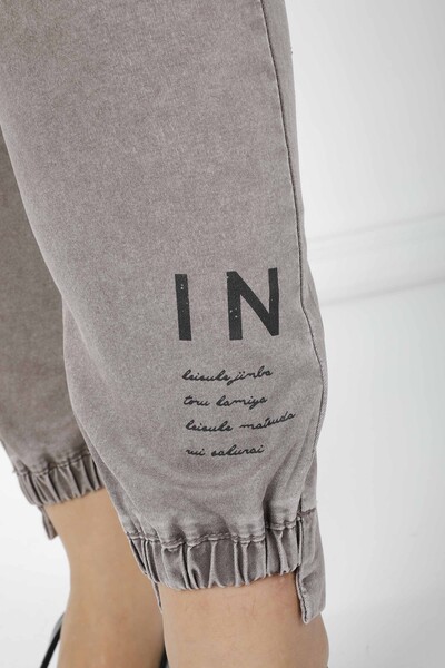 Pantalon en vison avec détail noué - 3500 | KAZEE (Lot de 4 36-38-40-42) - 4