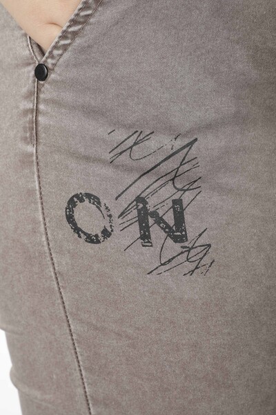 Pantalon en vison avec détail noué - 3500 | KAZEE (Lot de 4 36-38-40-42) - 5