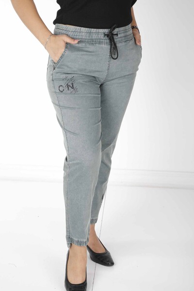 Pantalon Fermeture Détaillée Kaki - 3500 | KAZEE (Lot de 4 36-38-40-42) - Kazee (1)