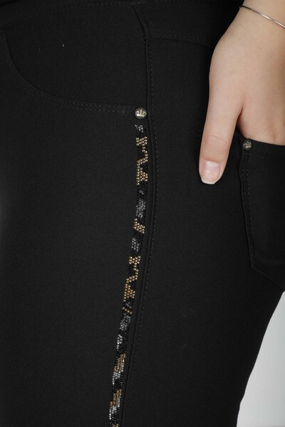 Pantalón Negro con Estampado de Gatos - 3733 | KAZEE (Juego de 4 36-38-40-42) - 6