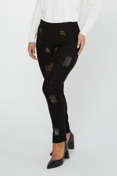 Pantalón Leopardo Piedra Negro - 3783 | KAZEE (Juego de 4 42-44-46-48) - Kazee (1)
