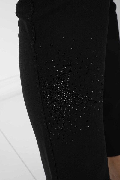 Pantalon à Motifs Étoiles Noir - 3745 | KAZEE (Lot de 4 36-38-40-42) - 5