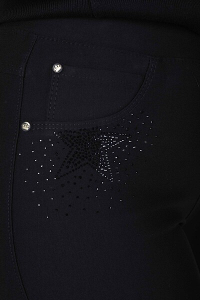 Pantalon à Motifs Étoiles Noir - 3745 | KAZEE (Lot de 4 36-38-40-42) - 7