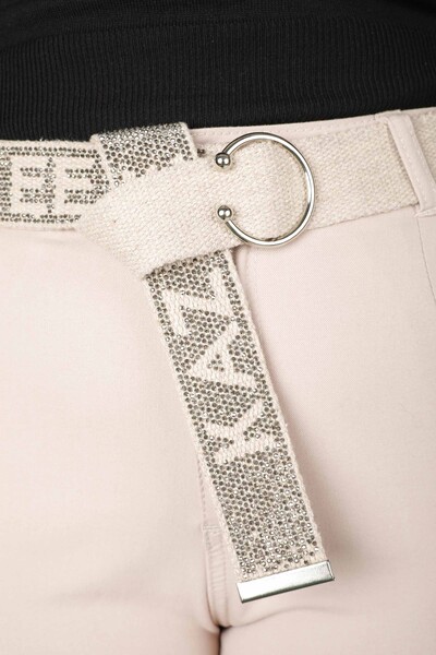 Pantalón Detalle Piedra Beige - 3685 | KAZEE (Juego de 4 36-38-40-42) - 4
