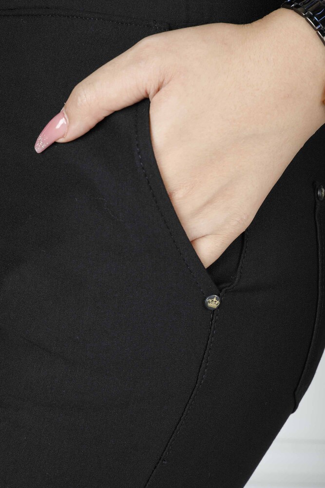 Pantalon Poche Détaillée Noir - 3711 | KAZEE (Lot de 4 42-44-46-48) - 6