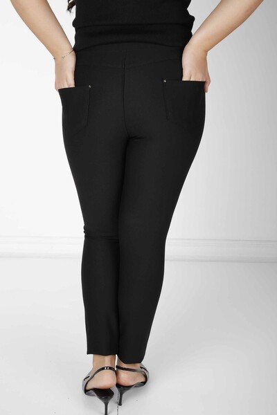 Pantalón Raya Piedra Bordada Negro - 3721 | KAZEE (Juego de 4 36-38-40-42) - 7