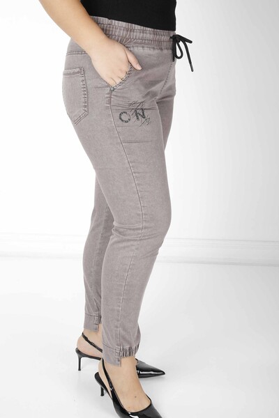 Pantaloni de nurcă cu detaliu cravată - 3500 | KAZEE (Set de 4 36-38-40-42) - 3