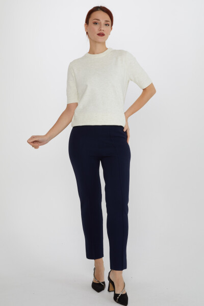 Pantaloni in maglia con elastico in vita Blu Navy - 31308 | KAZEE (Set di 3 S-M-L) - Kazee