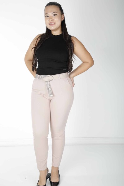 Pantaloni Stone Dettagliati Beige - 3685 | KAZEE (Set da 4 36-38-40-42) - KAZEE 