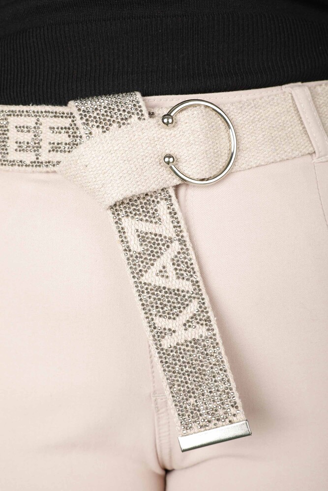 Pantaloni Stone Detailed Bej - 3685 | KAZEE (Set de 4 36-38-40-42) - 4