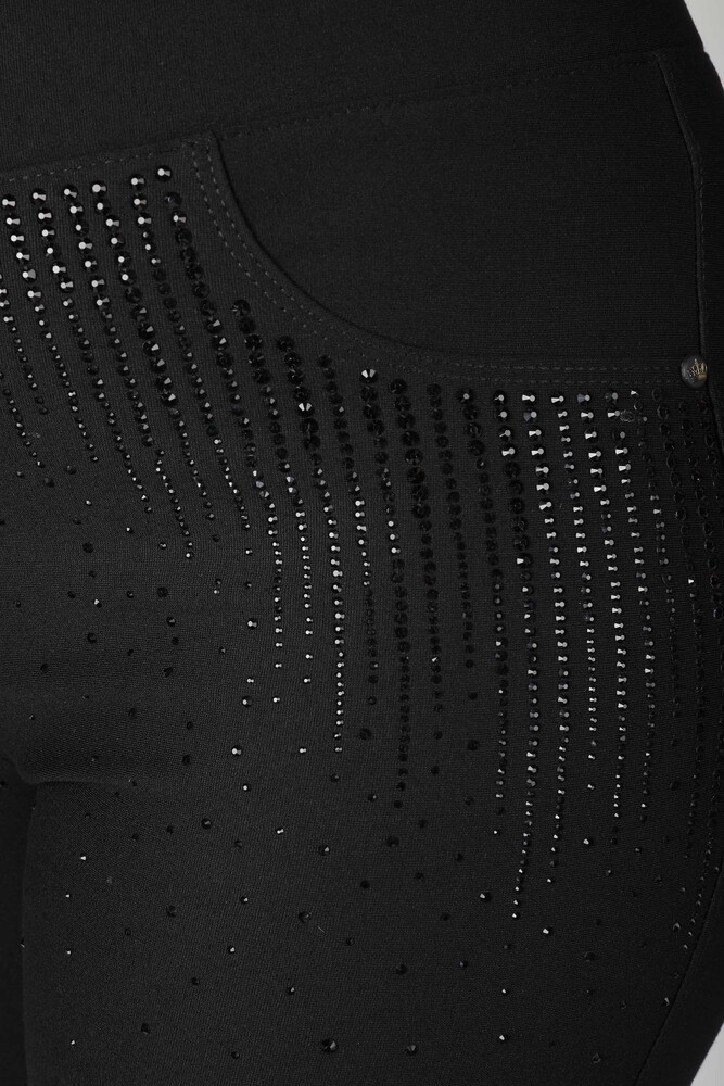 Pantalone Nero con Pietre - 3736 | KAZEE (Set da 4 36-38-40-42) - 6