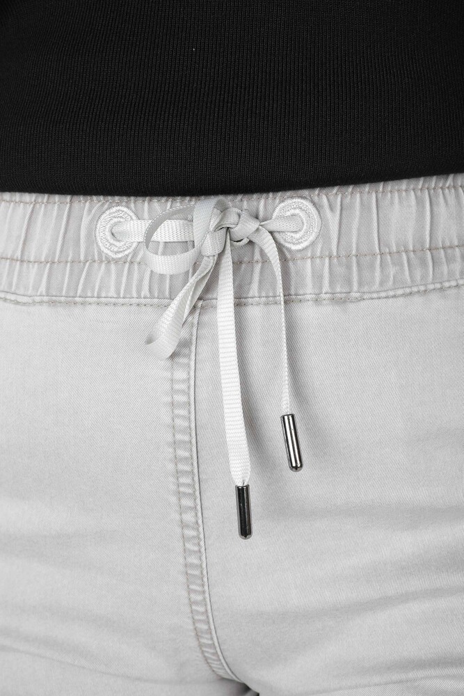 Pantaloni Pietra Ricamata Grigio Chiaro - 3502 | KAZEE (Set da 4 42-44-46-48) - 3