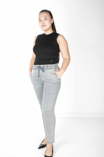 Pantaloni Pietra Ricamata Kaki - 3502 | KAZEE (Set da 4 42-44-46-48) - KAZEE 