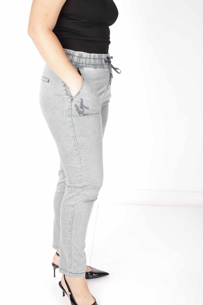 Pantaloni Pietra Ricamata Kaki - 3502 | KAZEE (Set da 4 42-44-46-48) - 3