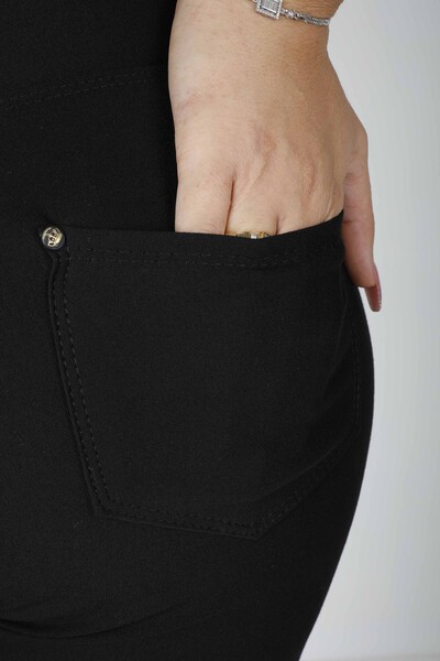 Pantalone Pietra Ricamato Nero - 3749 | KAZEE (Set da 4 42-44-46-48) - 6