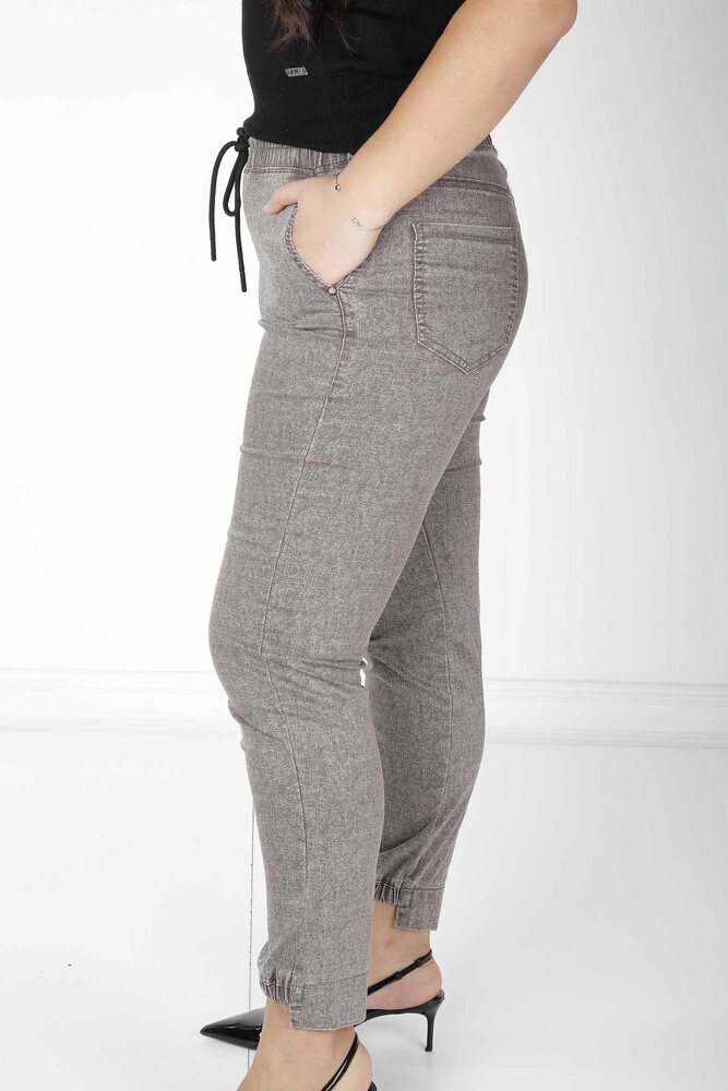 Pantaloni Tasca Dettagliata Marrone - 3501 | KAZEE (Set da 4 42-44-46-48) - 3