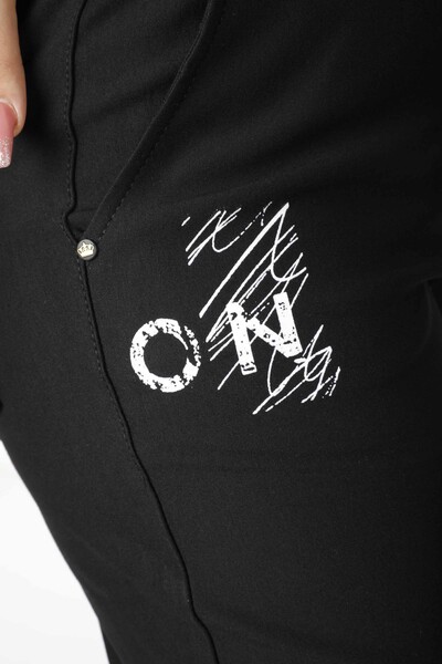 Pantaloni Tasca Dettagliata Nero - 3711 | KAZEE (Set da 4 42-44-46-48) - 4