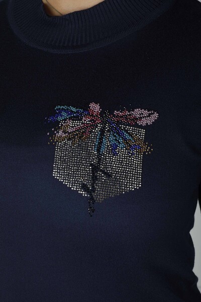 Jersey Bolsillo Estampado Piedra Azul Marino - 30473 | KAZEE (Juego de 4 L-XL-2XL-3XL) - 2