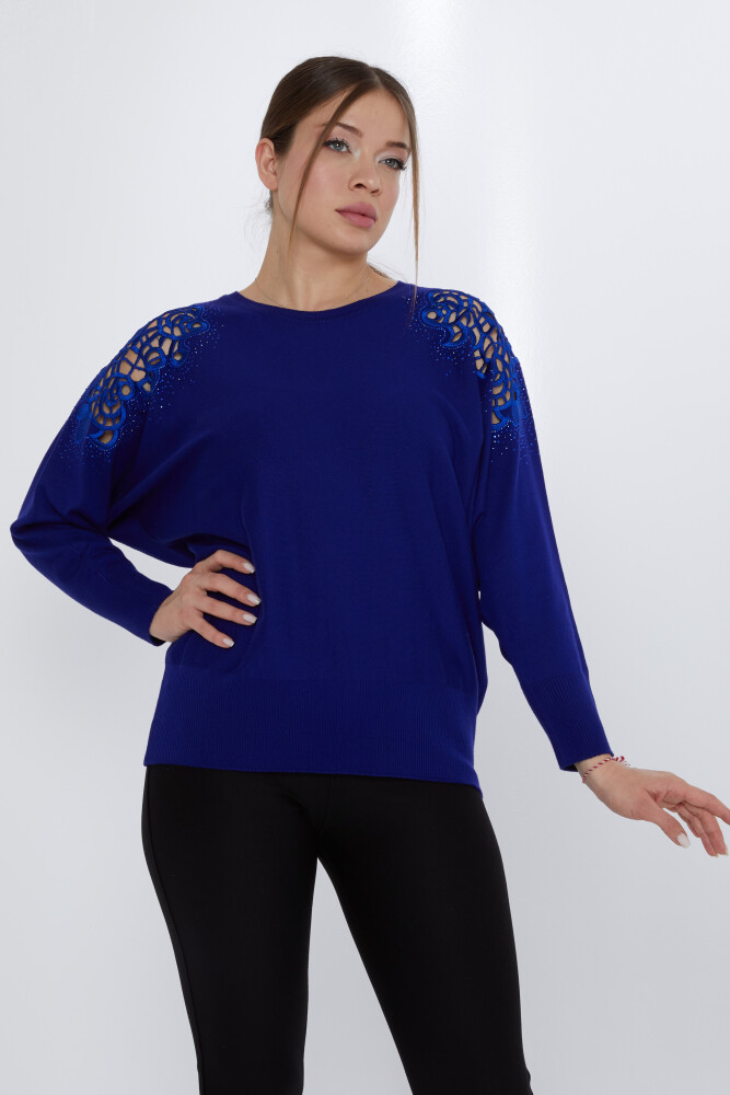 Pull en maille à coupe basse et détails Saxe - 31288 | KAZEE (Lot de 3 M-L-XL) - 1