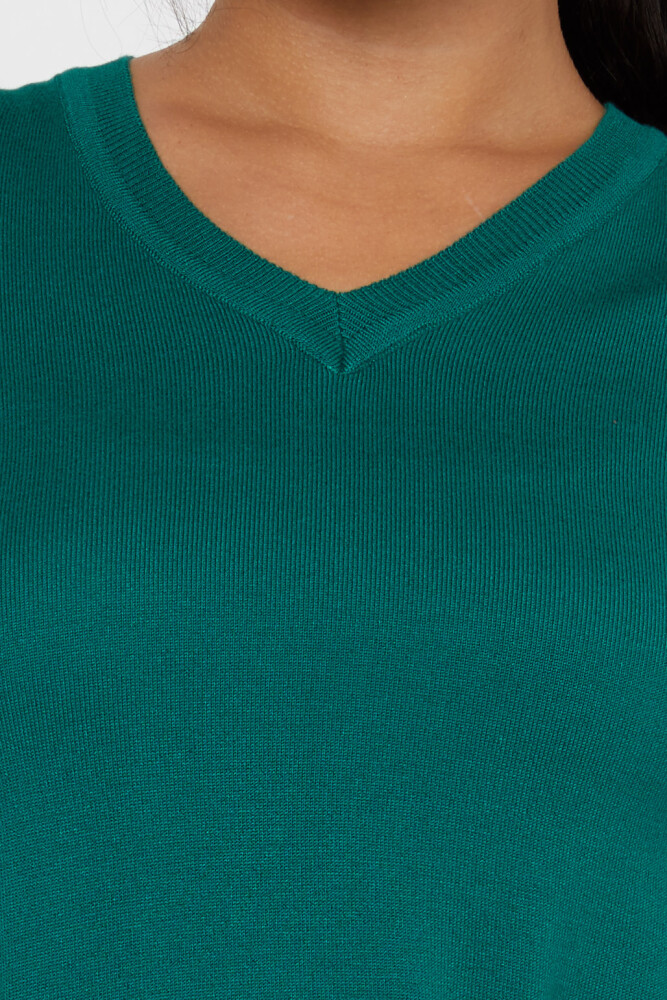 Pull en maille Basic Logo Vert - 11071 | KAZEE (Lot de 3 S-M-L) - 3
