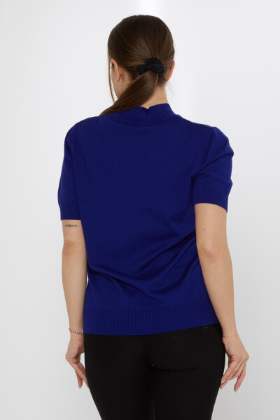 Pull en maille brodé de pierres colorées Saxe - 30078 | KAZEE (Lot de 4 L-XL-2XL-3XL) - 5