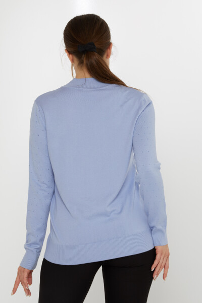 Pull en maille brodé pierre bleu - 31513 | KAZEE (Lot de 3 L-XL-2XL) - 5