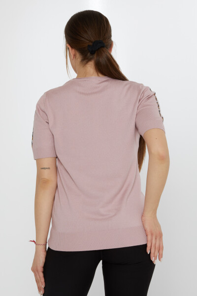 Pull en maille Tiger Stone Brodé Poudre - 31596 | KAZEE (Lot de 3 M-L-XL) - 5