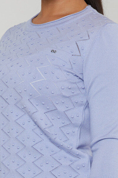 Pull en tricot à manches longues et col rond Menthe - 31239 | KAZEE (Lot de 3 M-L-XL) - 3