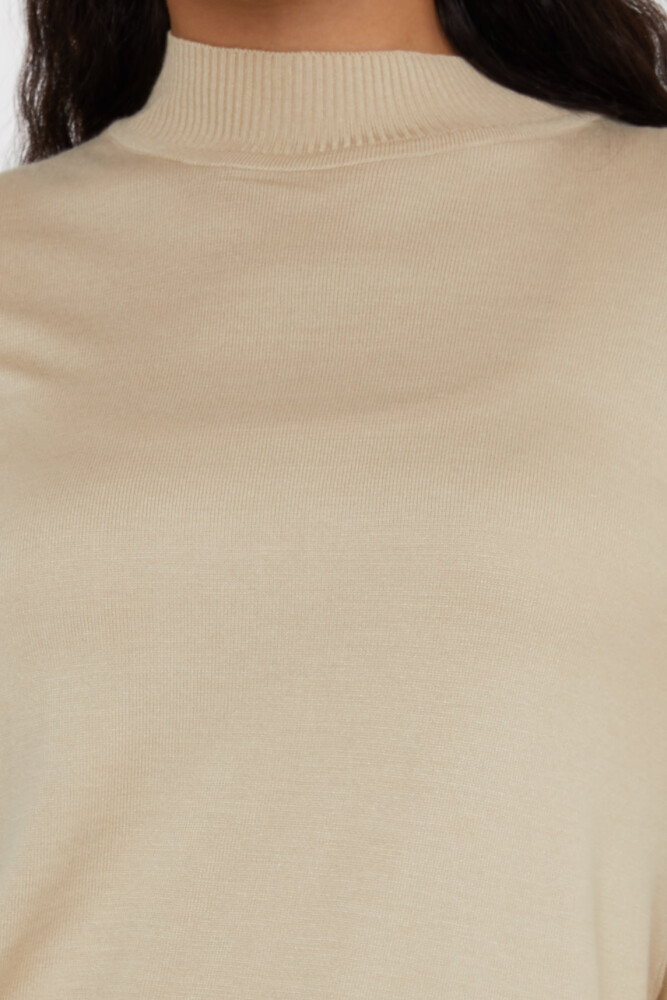 Pull en tricot avec logo détaillé Basic Stone - 16663 | KAZEE (Lot de 4 L-XL-2XL-3XL) - 3