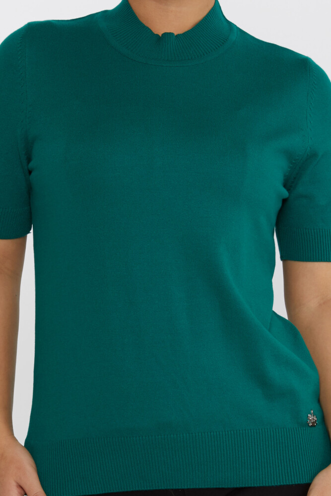 Pull en maille modèle américain logo vert - 16168 | KAZEE (Lot de 4 L-XL-2XL-3XL) - 3