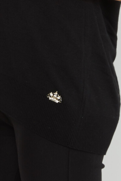 Tricoturi Pulover Maneca scurta Logo Negru - 16271 | KAZEE (Set de 4 L-XL-2XL-3XL) - 3