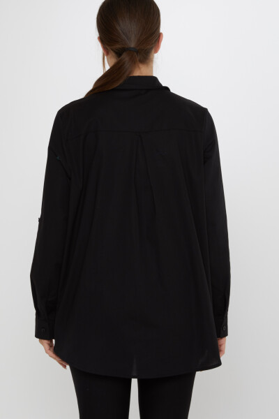 قميص - بنقشة طيور - أسود - 20518 | كازي (مجموعة من 3 قطع: المقاسات 46-48-50) - 6