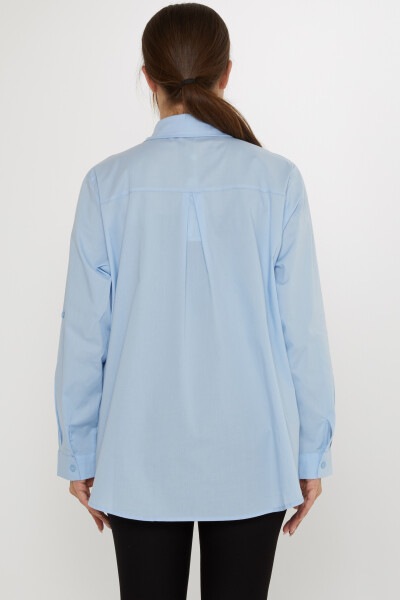 قميص بنقشة طيور، أزرق - 20518 | كازي (مجموعة من 3 قطع: المقاسات 46-48-50) - 5