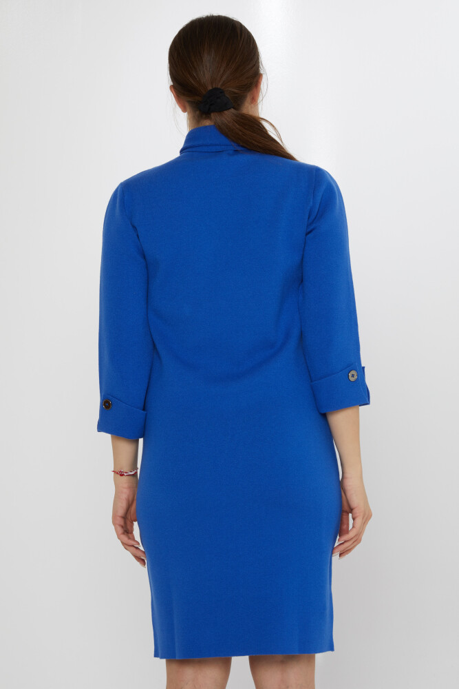 Robe Écharpe Tricotée Détaillée Saxe - 30968 | KAZEE (Ensemble de 3 S-M-L) - 5