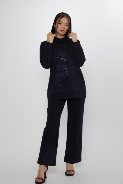 Set trening cu buzunare Bleumarin - 17900 | KAZEE (Set de 3 M-L-XL) - KAZEE (1)