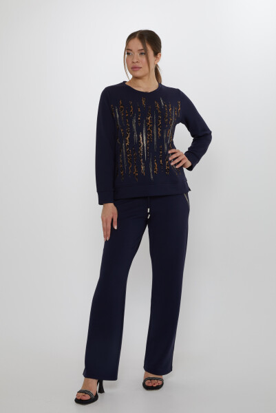 Set tuta con dettaglio tasca, blu navy - 17886 | KAZEE (Set di 3 M-L-XL) - KAZEE (1)