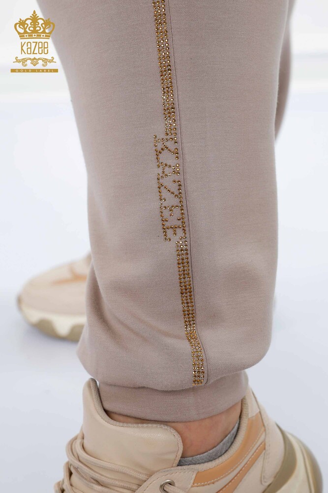 All'ingrosso Set tuta da donna - Con cappuccio - visone - 17477 | KAZEE - 8