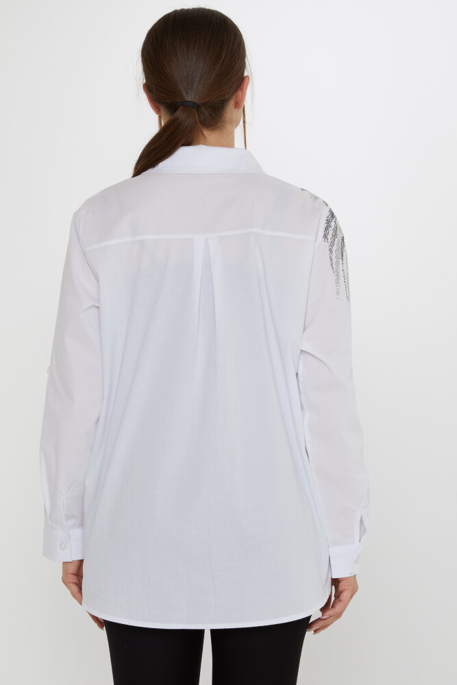 Shirt - Pocket Detail - White - 20557 | KAZEE (Set of 3: Sizes 46-48-50) - 6