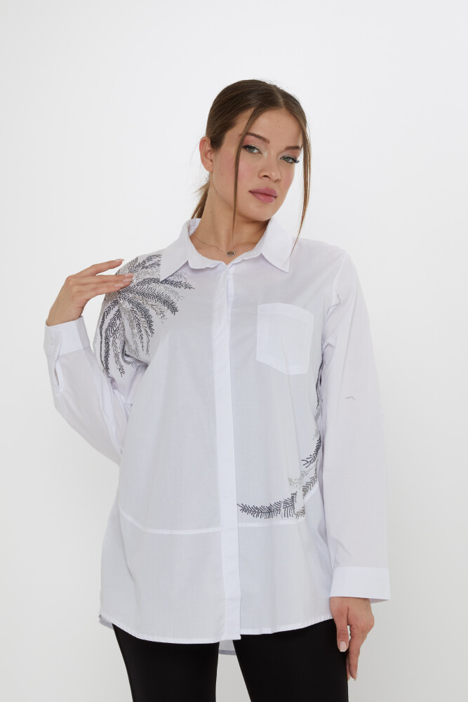 Shirt - Pocket Detail - White - 20557 | KAZEE (Set of 3: Sizes 46-48-50) - 1