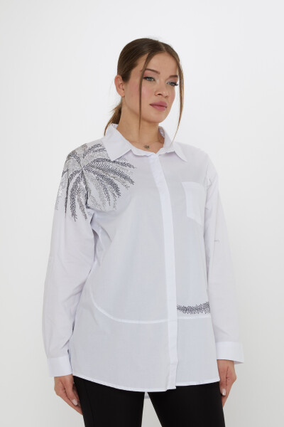 Shirt - Pocket Detail - White - 20557 | KAZEE (Set of 3: Sizes 46-48-50) - Kazee (1)