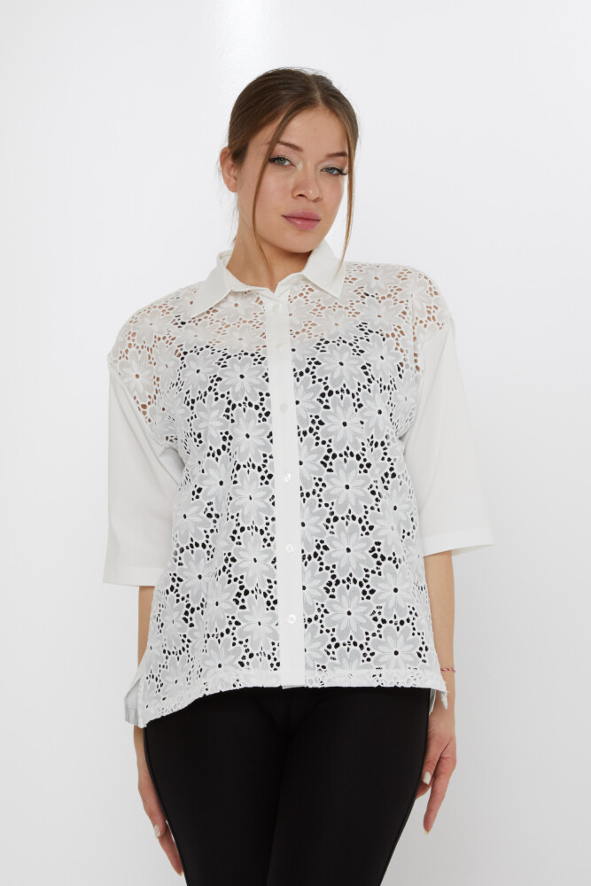 Shirt Transparent Ecru - 20499 | KAZEE (Set of 3 M-L-XL) - 2