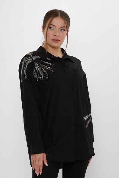 Shirt - Pocket Detail - Black - 20557 | KAZEE (Set of 3: Sizes 46-48-50) - Kazee