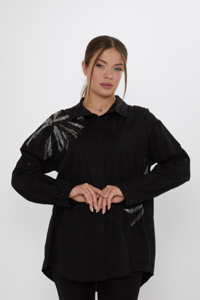 Shirt - Pocket Detail - Black - 20557 | KAZEE (Set of 3: Sizes 46-48-50) - Kazee (1)