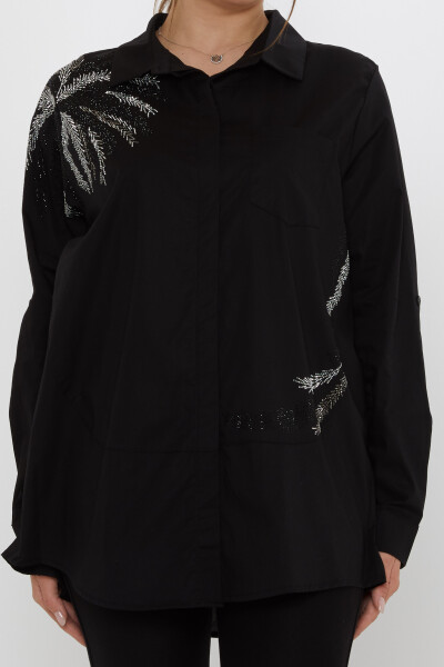 Shirt - Pocket Detail - Black - 20557 | KAZEE (Set of 3: Sizes 46-48-50) - 3