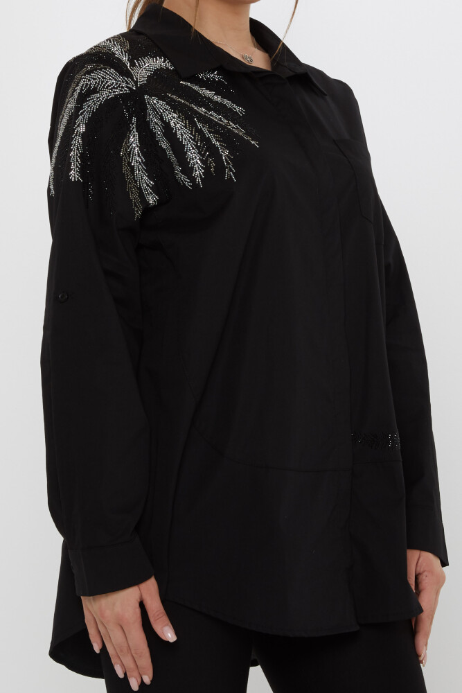 Shirt - Pocket Detail - Black - 20557 | KAZEE (Set of 3: Sizes 46-48-50) - 4