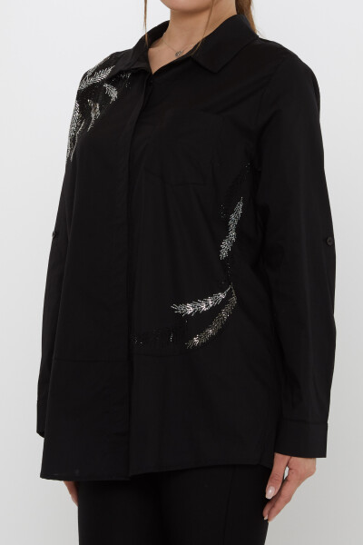 Shirt - Pocket Detail - Black - 20557 | KAZEE (Set of 3: Sizes 46-48-50) - 5