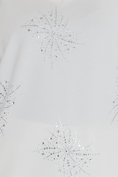 Tracksuit Set - Short Sleeved White - 17893 | KAZEE (3-Piece Set M-L-XL) - 6