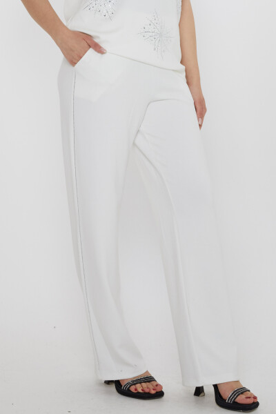 Tracksuit Set - Short Sleeved White - 17893 | KAZEE (3-Piece Set M-L-XL) - 7