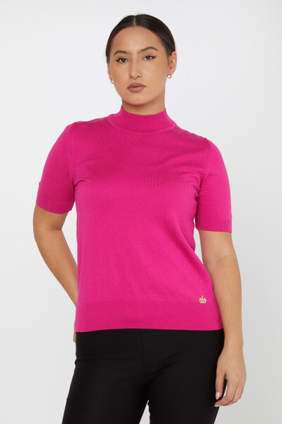 Strickpullover American Model Kurzarm Fuchsia - 14541 | KAZEE (3er Set S-M-L) 