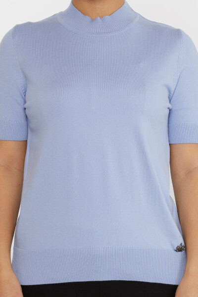 Strickpullover American Model Logo Hellblau - 16168 | KAZEE (4er-Set L-XL-2XL-3XL) - 3